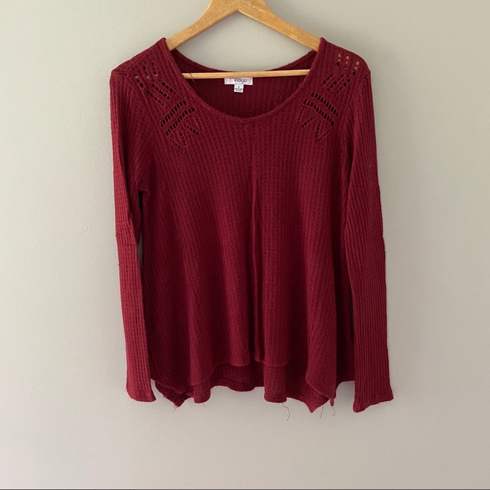 Great Northwest Indigo sweater